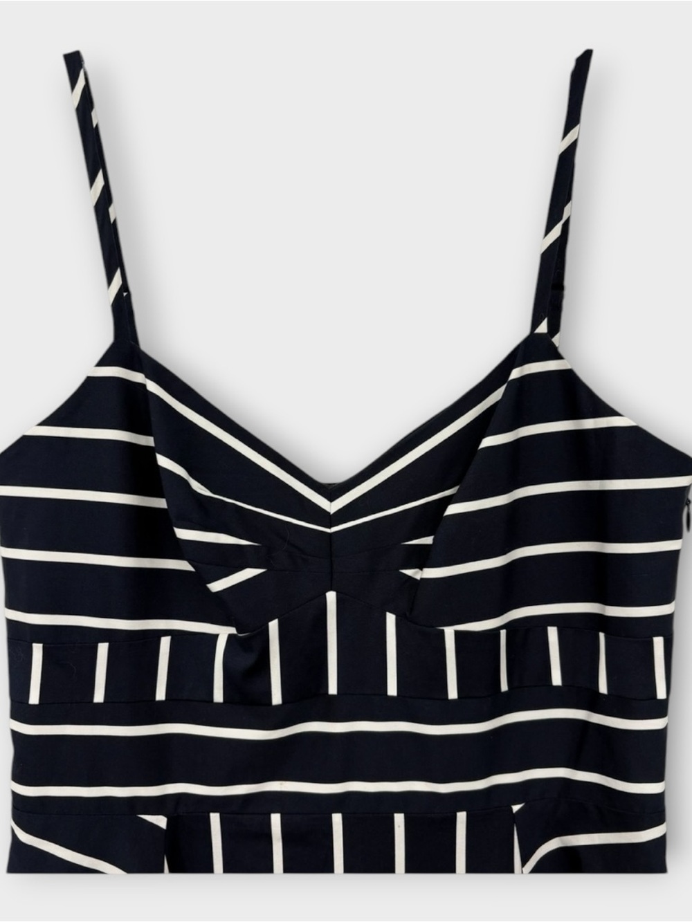 VERONICA BEARD Blige Striped Midi Dress in Blue White Women’s Size 4 NWT - Picture 6 of 11